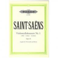Saint-Saens, C.: Violoncellokonzert Nr. 1 Op. 33  a-moll (Urtext) 