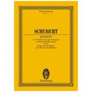 Schubert, F.: Streichquartett Op. posth. D 810 d-Moll 