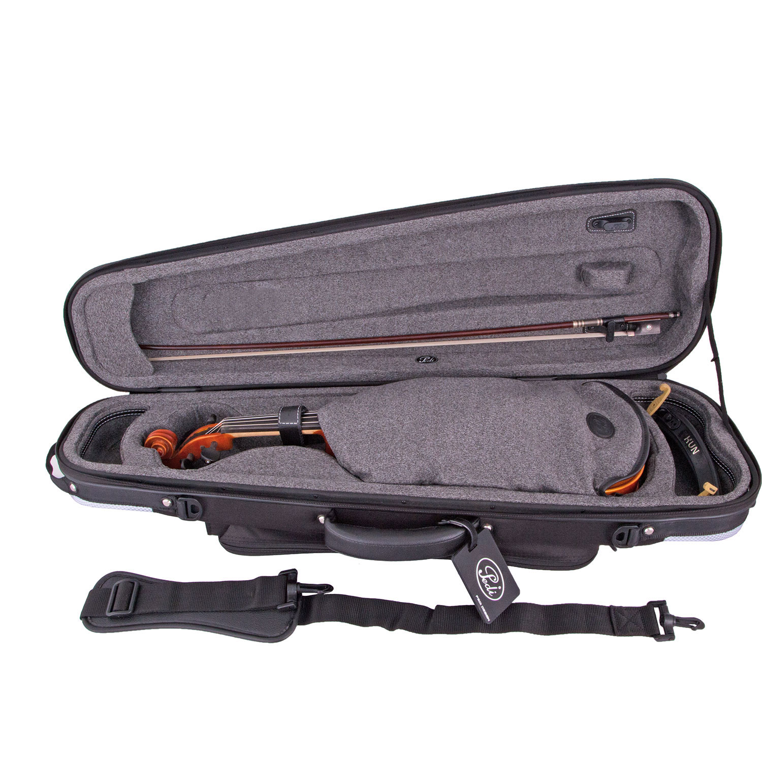 PEDI Lightweight SteelShield violin case - Shaped Cases