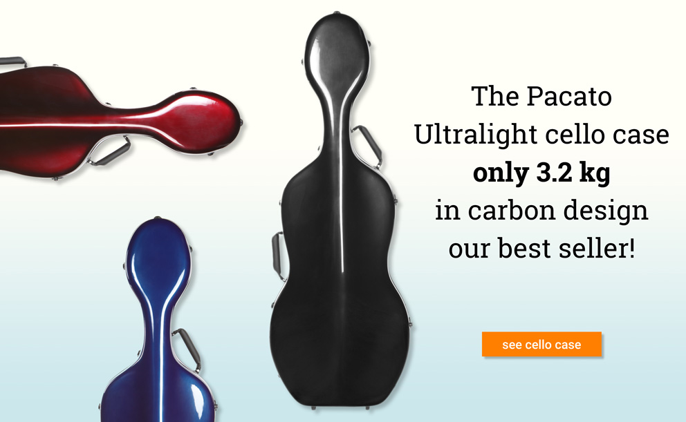 Pacato Ultralight cello case >