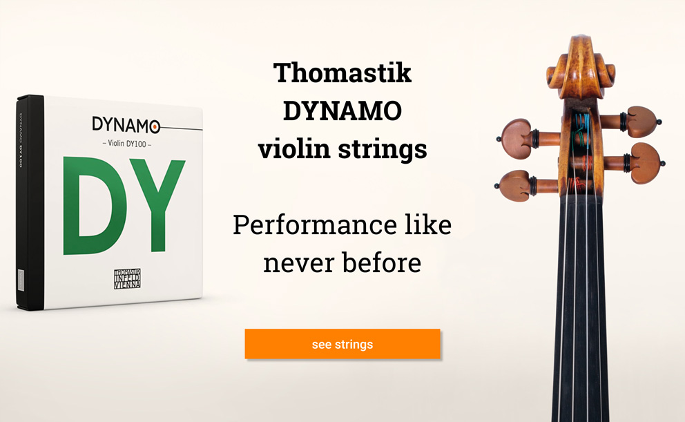 Thomastik-Infeld Dynamo strings at Paganino >