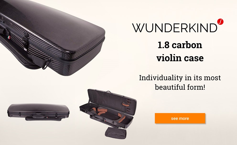 WUNDERKIND 1.8. violin case at Paganino